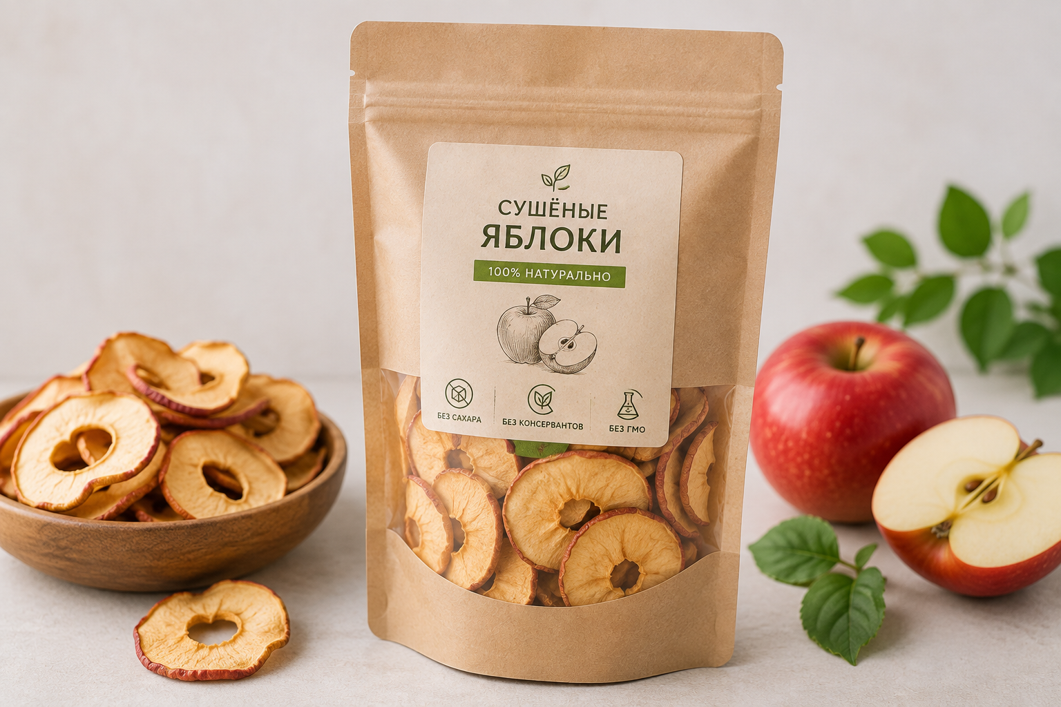 Сушёные яблоки
